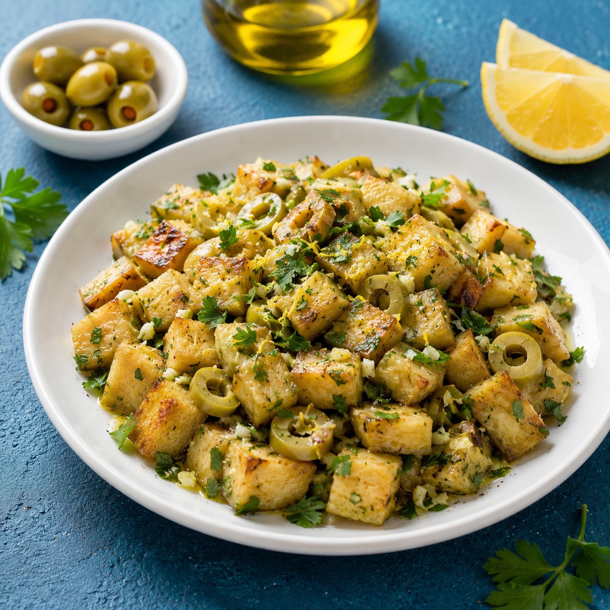 سالاد بادمجان با گلپر